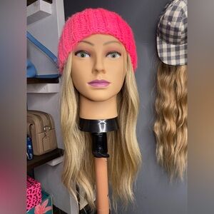 Remy hair Hat wig , wear any hat with it!